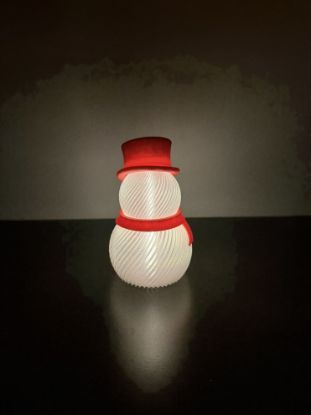 Bild von Schneemann (11x7cm)