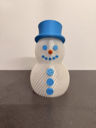 Bild von Schneemann (16x12cm)