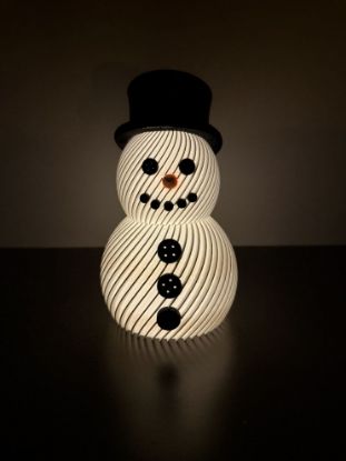 Bild von Schneemann (16x12cm)