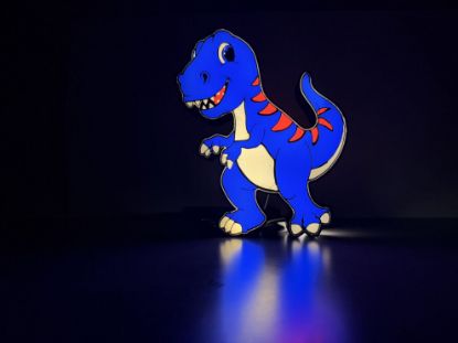 Bild von Dino in Blau