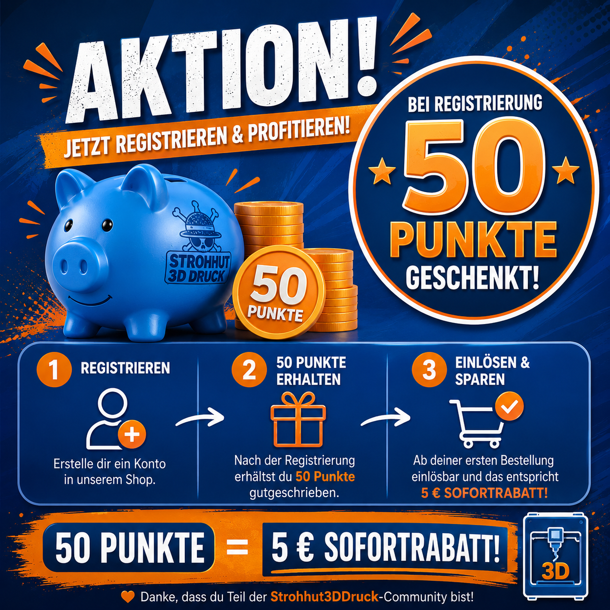 50 Punkte Aktion